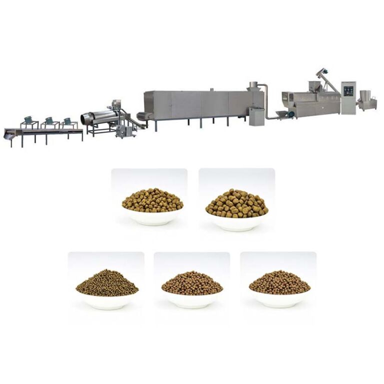 Línea de producción de alimentos para peces acuáticos de gran rendimiento